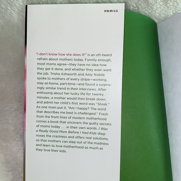 EUC "I was a Really Good Mom before I had Kids" Self-Help Book - Picture 4 of 13